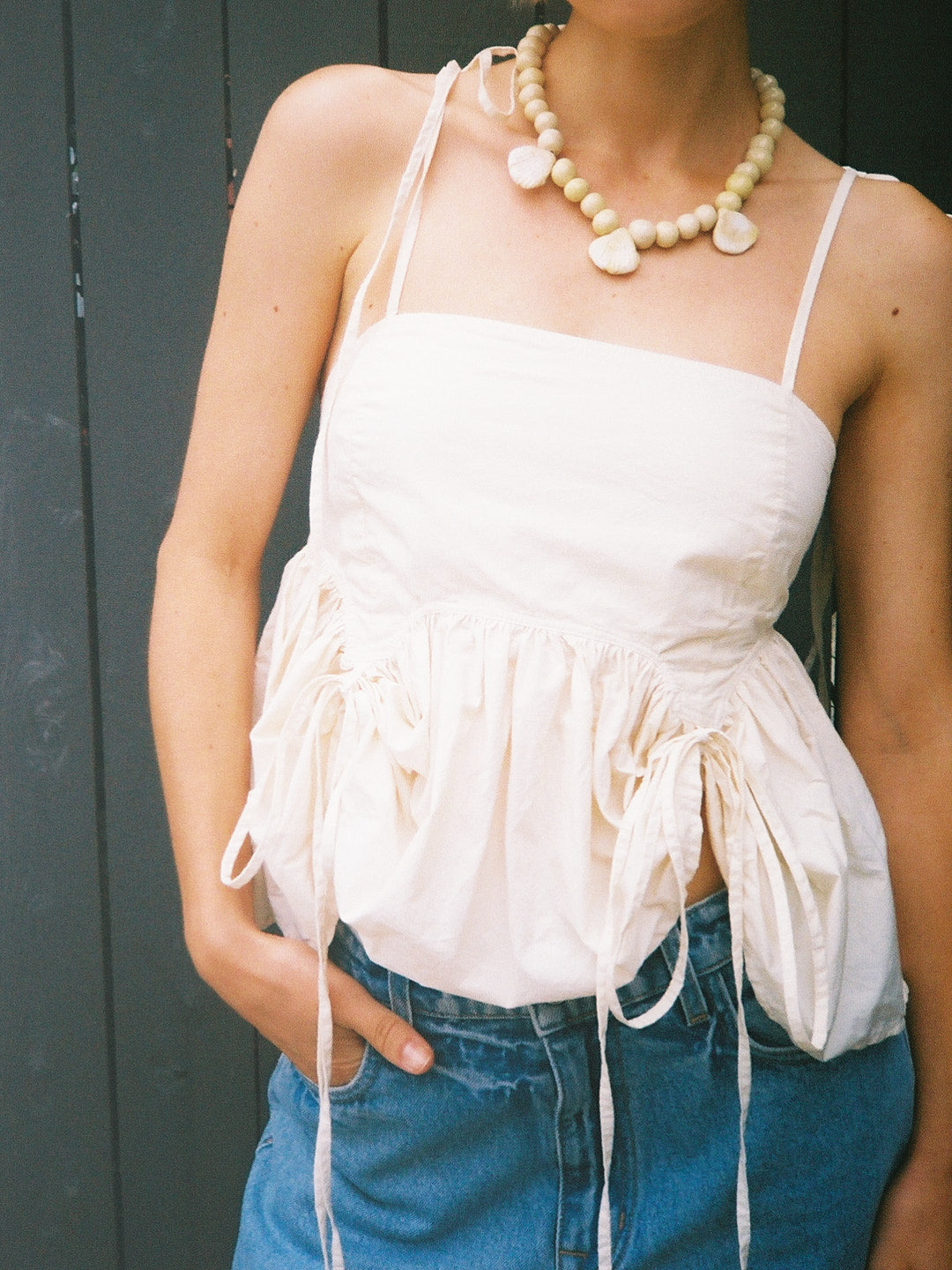 Butterfly Blouse - Coffee