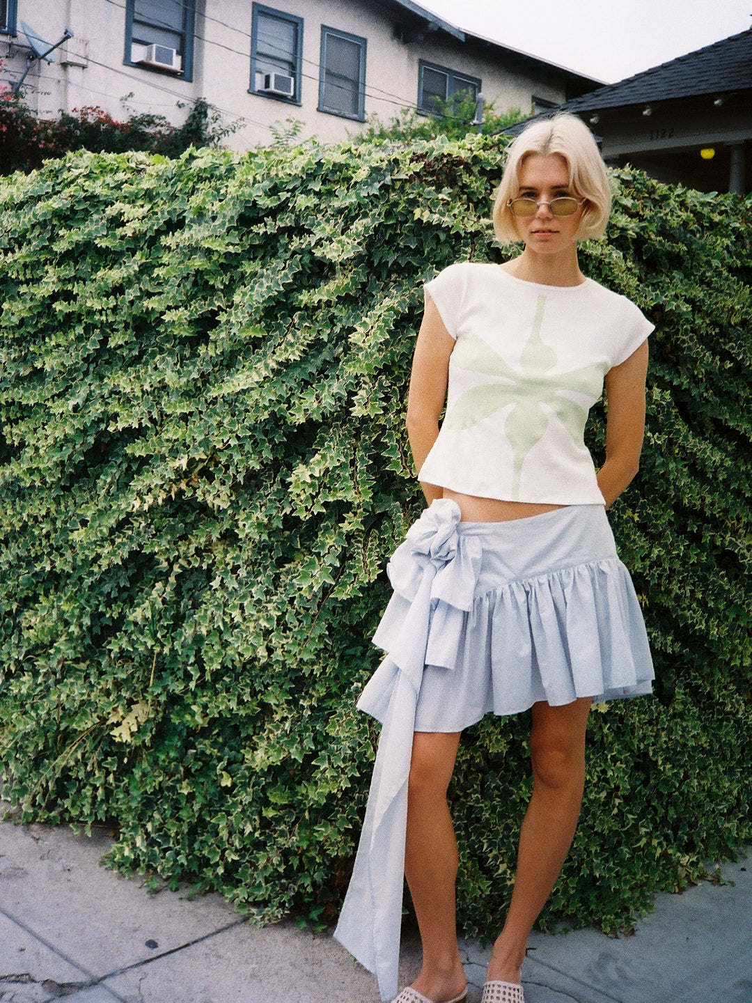 Willow Mini Skirt - Ocean