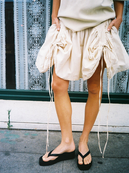 Butterfly Skirt - Coffee