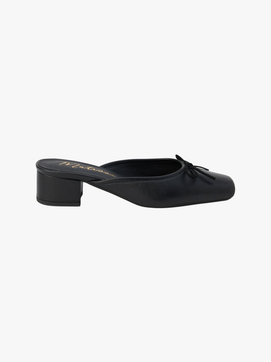 Basilio Ballet Mule - Black
