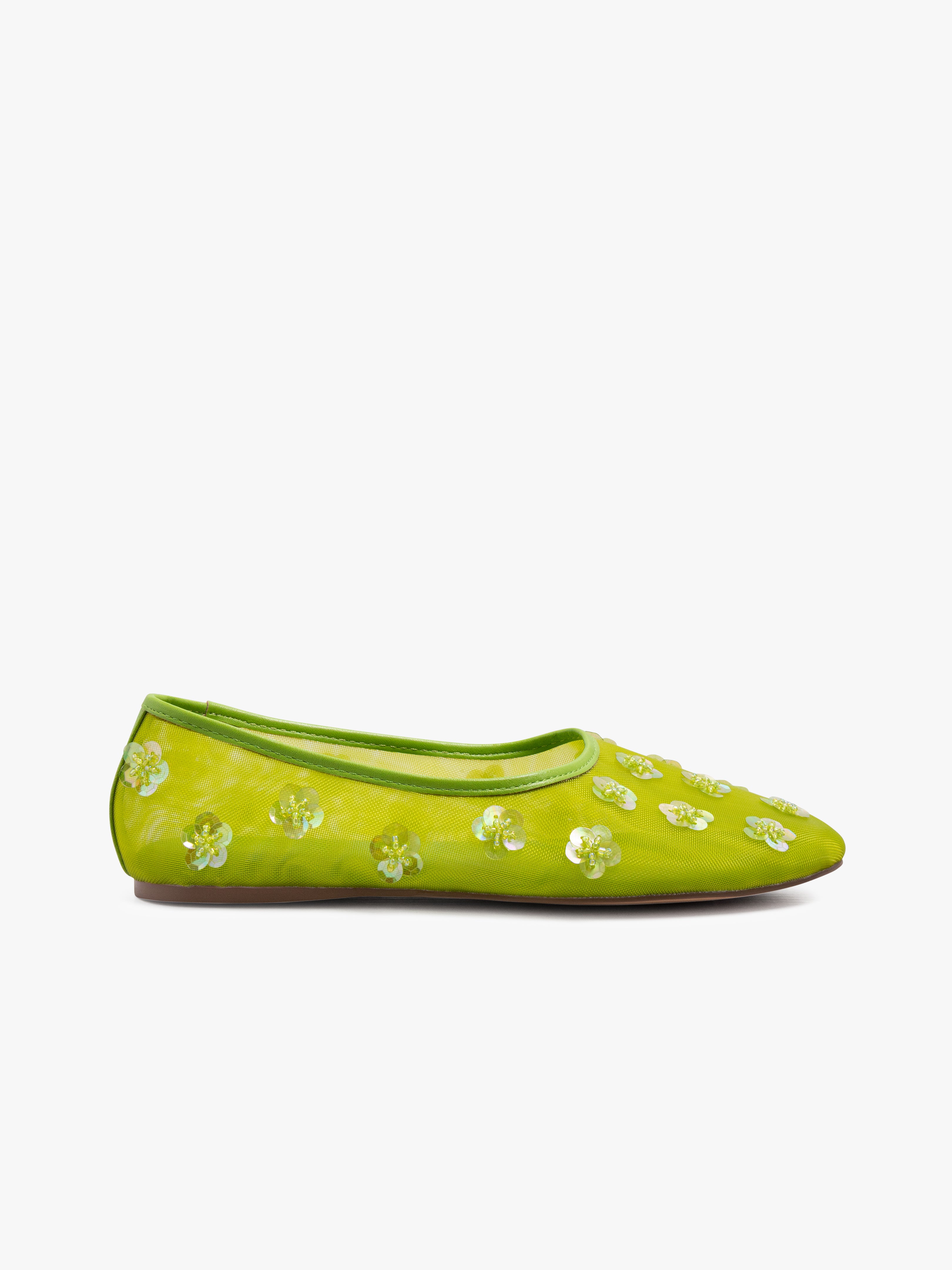Eden Mesh Flat - Grass Green – Lisa Says Gah