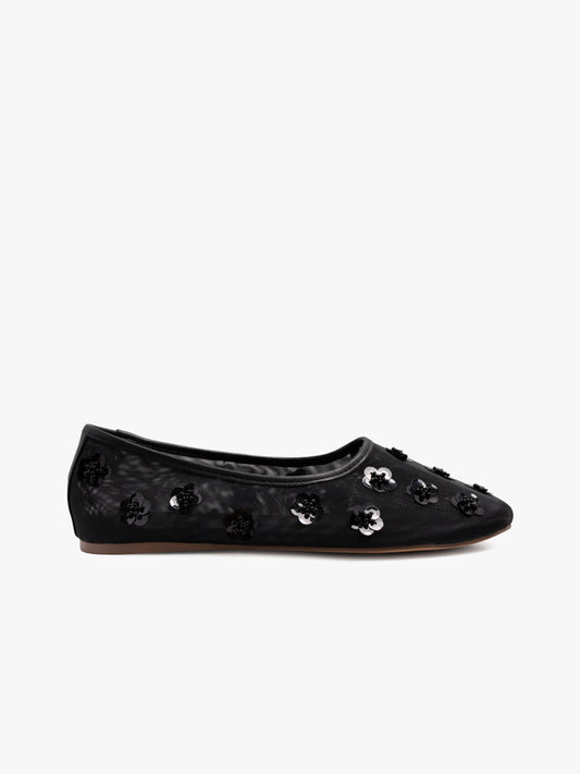 Eden Mesh Flat - Obsidian Black