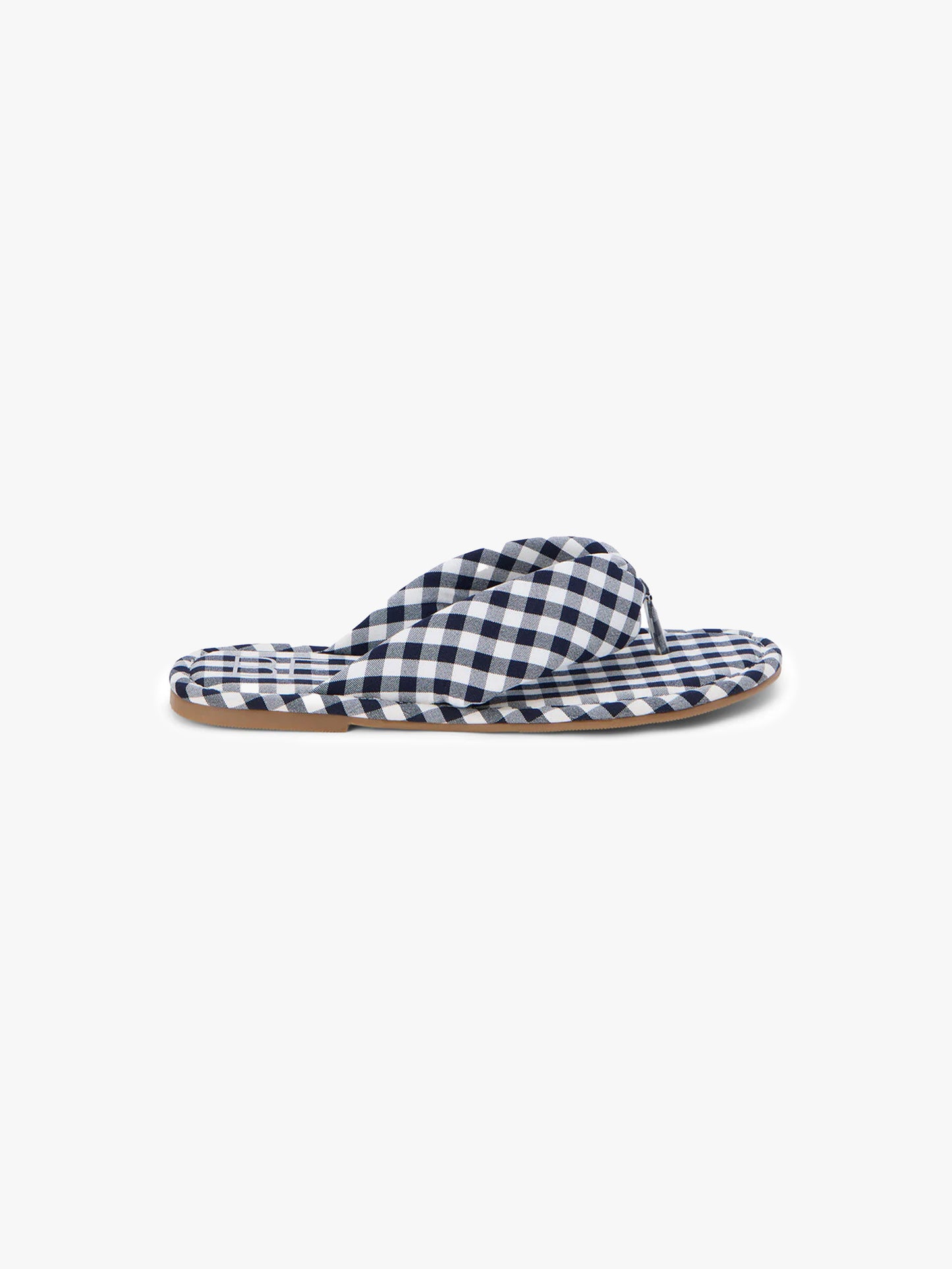 Gidget Gingham Sandal - Navy Gingham