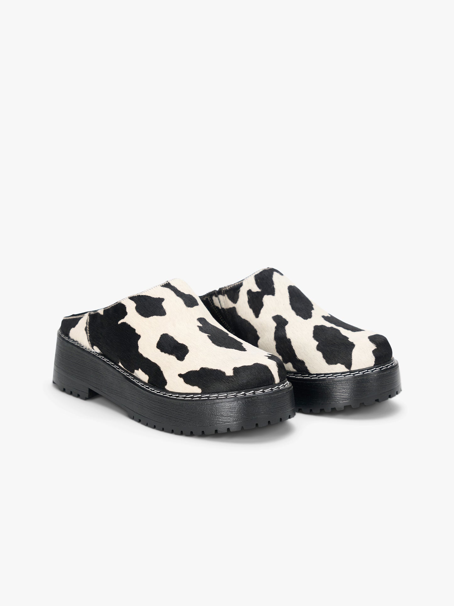 Lena Chunky Mule - Cow