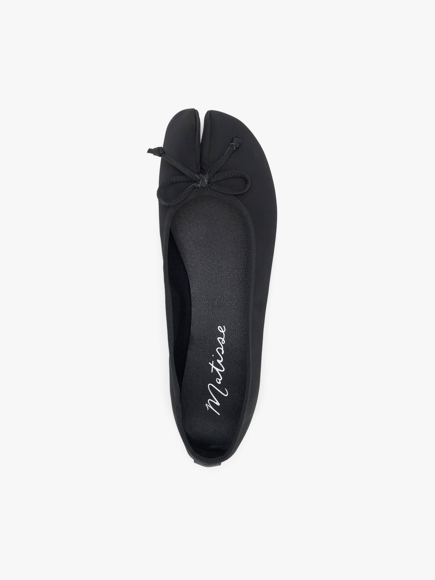 Mason Ballet Flat - Black Satin