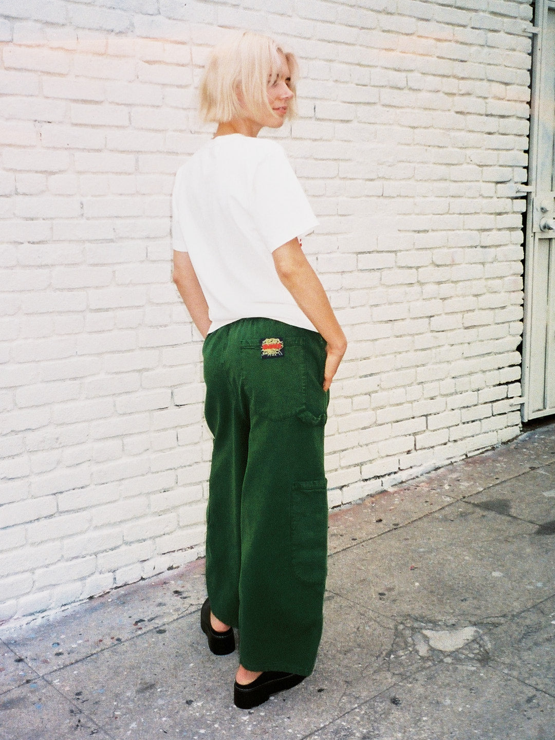 green clothing 4POCKET PANTS ☆かなり綺麗です！ Chef Pant - Kale Green – Lisa Says Gah