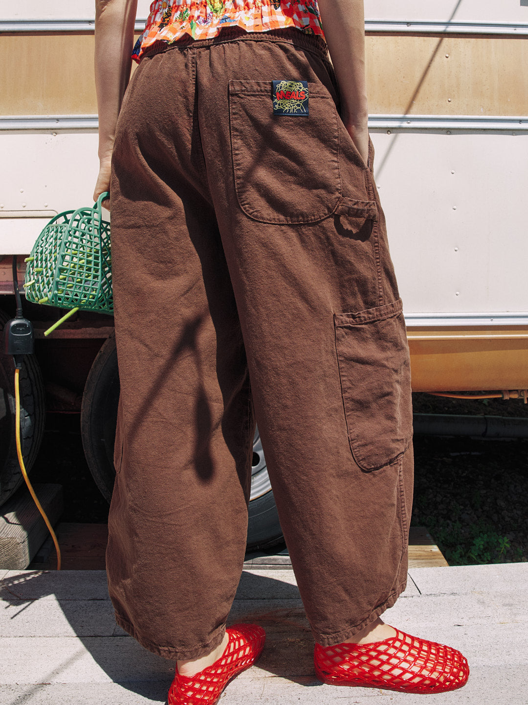 トップス HARGUEDRYCOTTONPLANESWEATFOODIE PANTS Straight