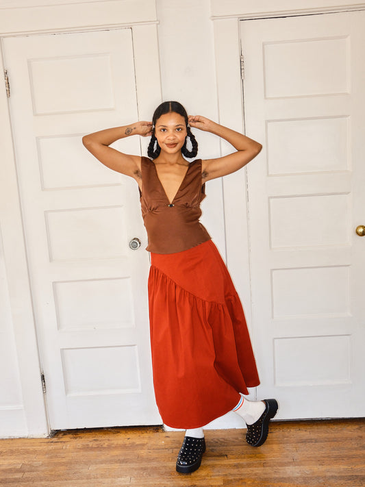 Celia Top - Chocolate