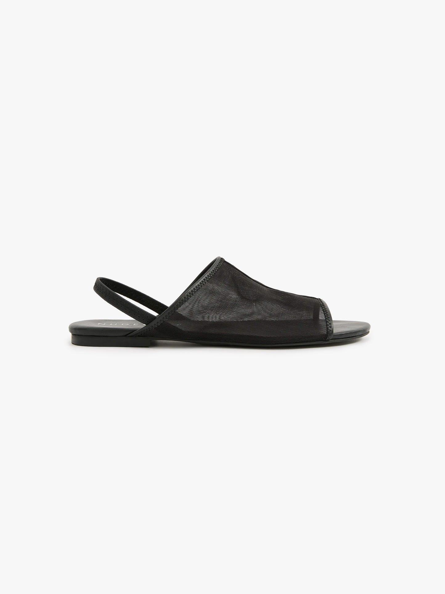 Erin Mesh Slingback Sandal - Black