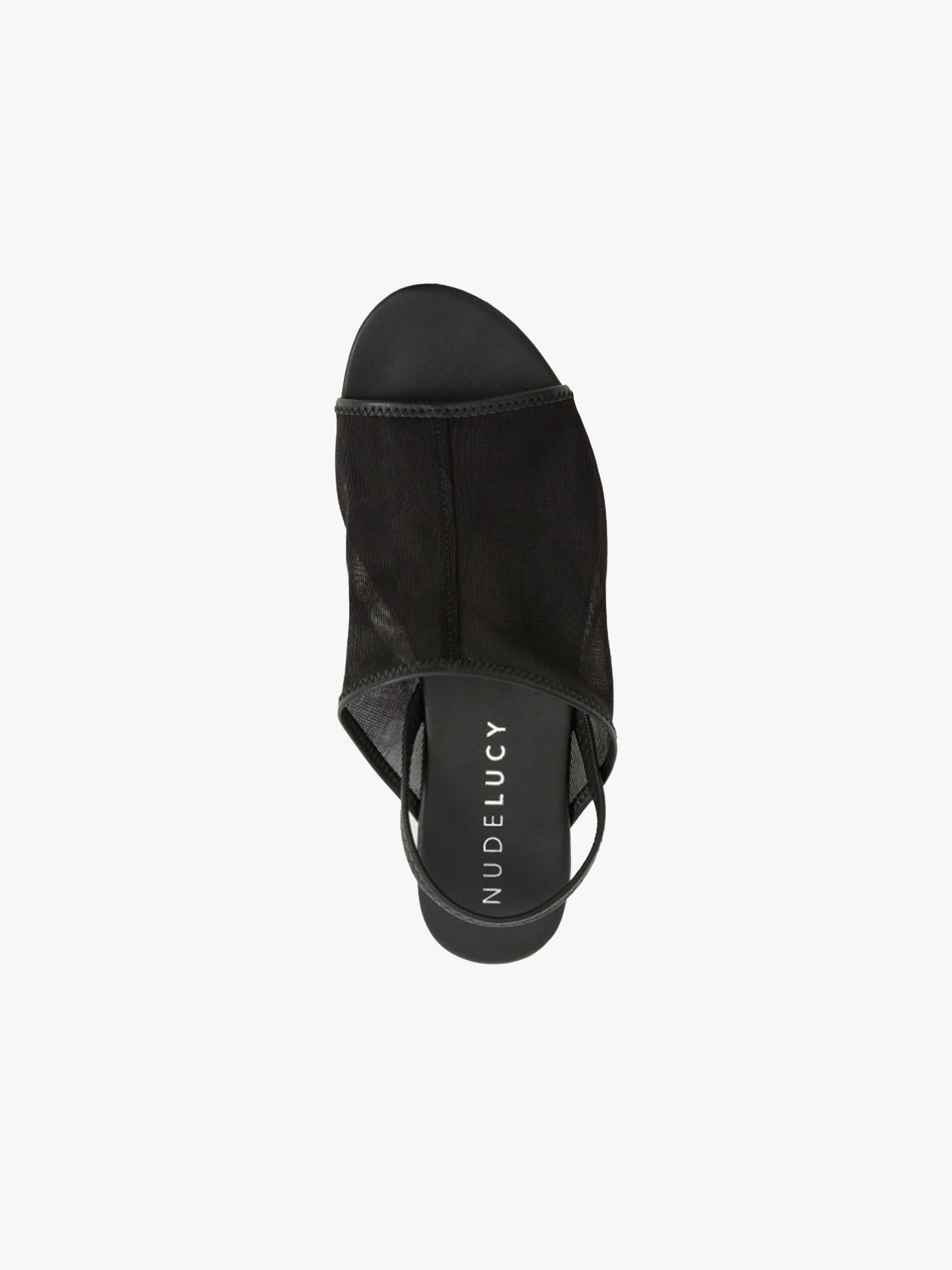 Erin Mesh Slingback Sandal - Black