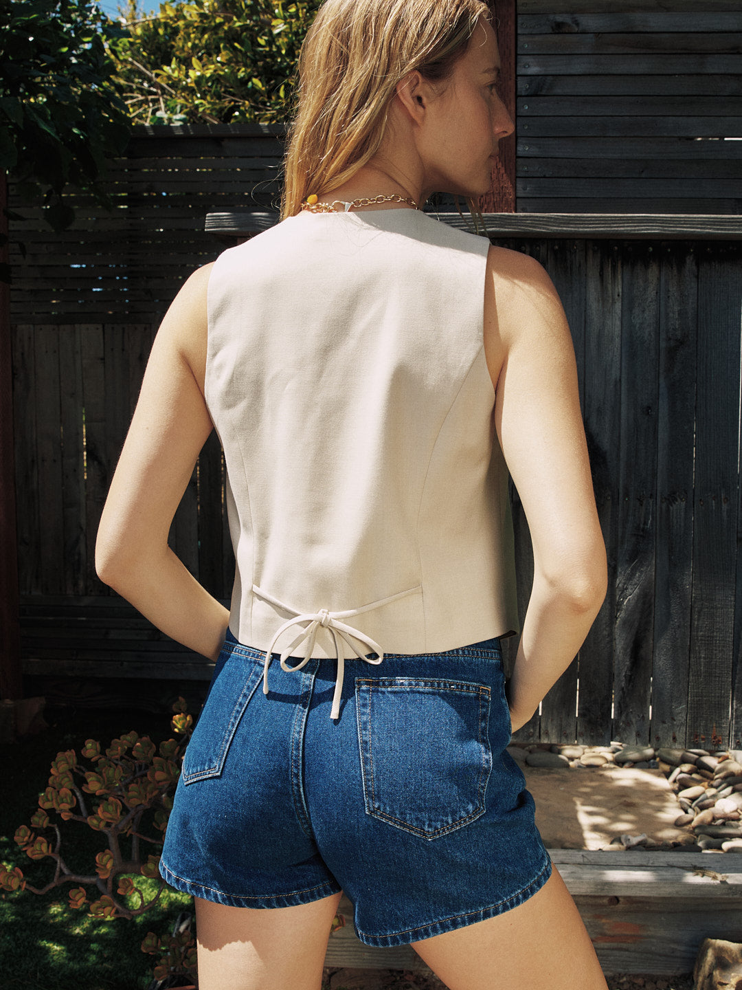 Organic Mom Short - Force Blue