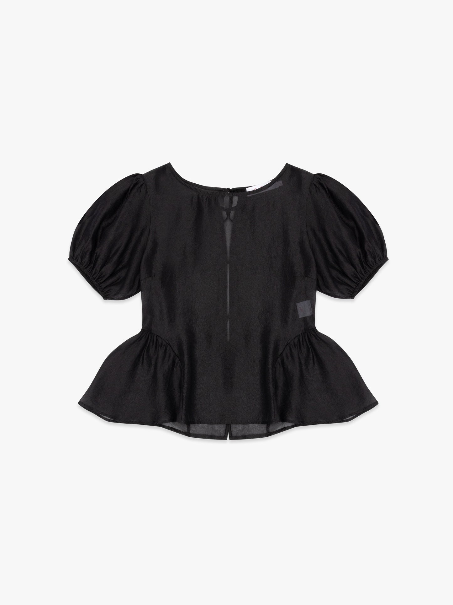 Petra Blouse - Black Organza