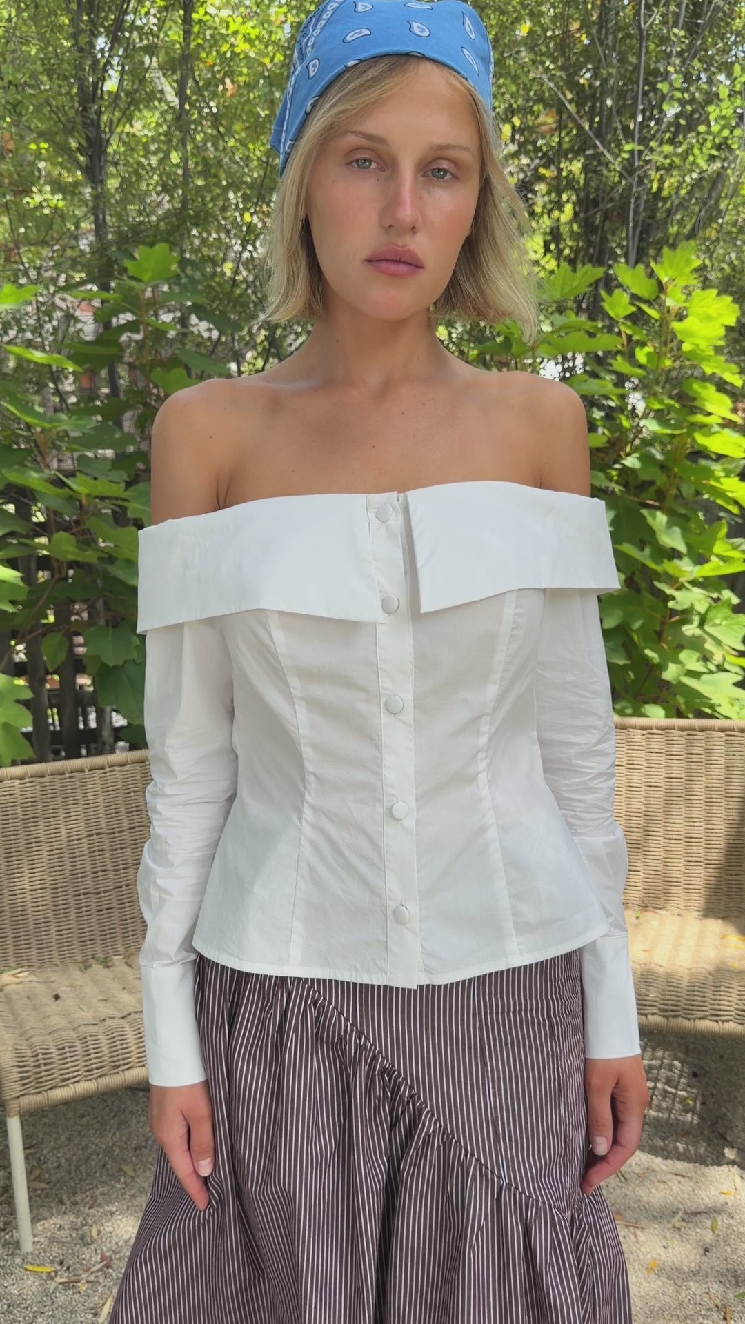 Maudie Top - Crisp White