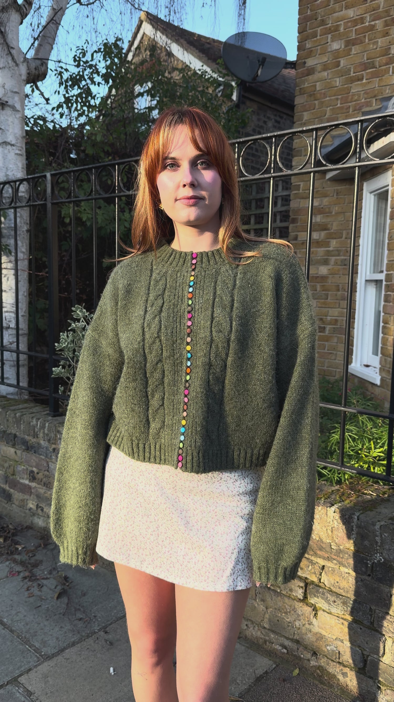 Canonbury Cardi - Hunter Green