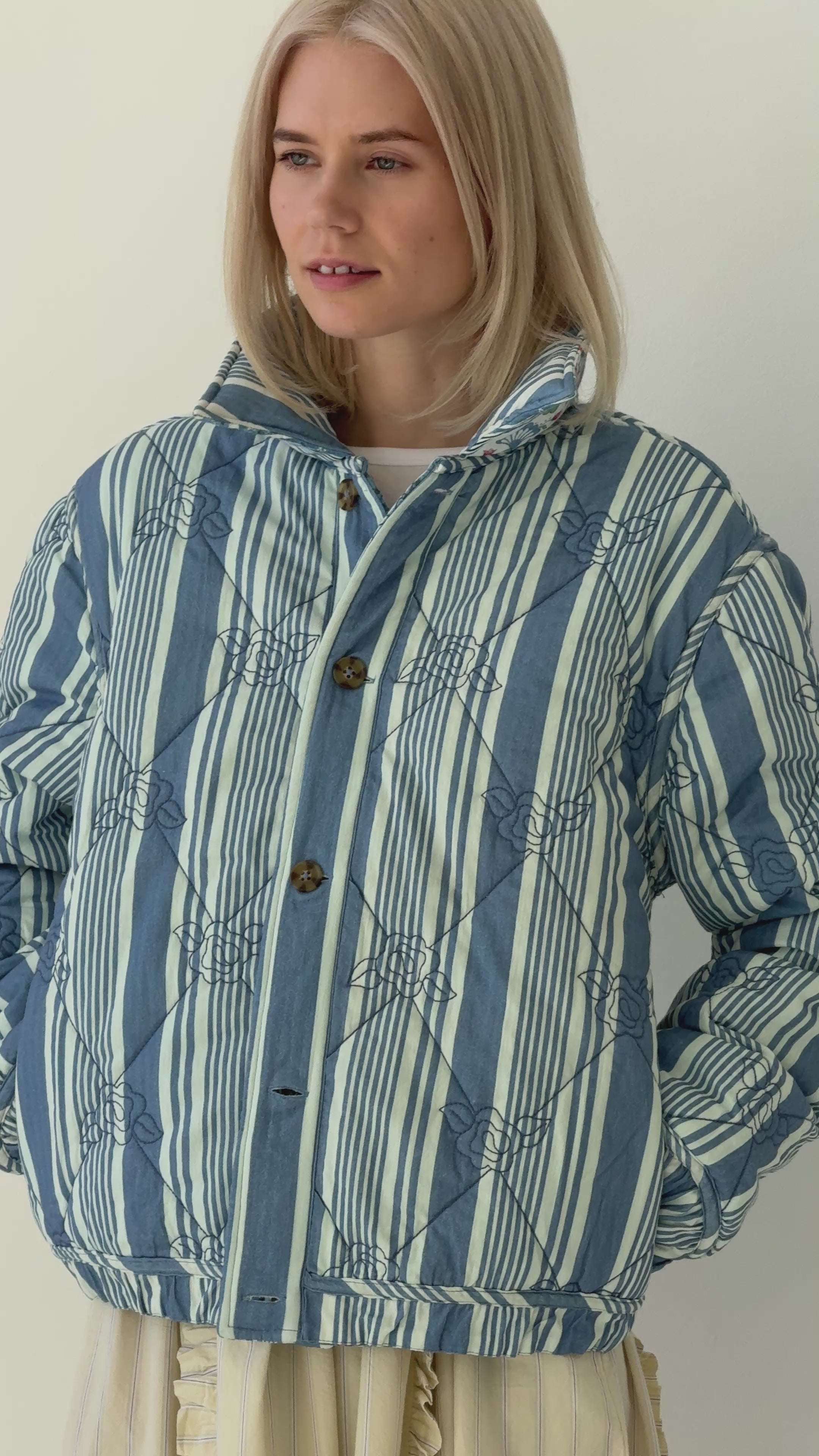 Claudia Jacket - Wallpaper Floral – Lisa Says Gah