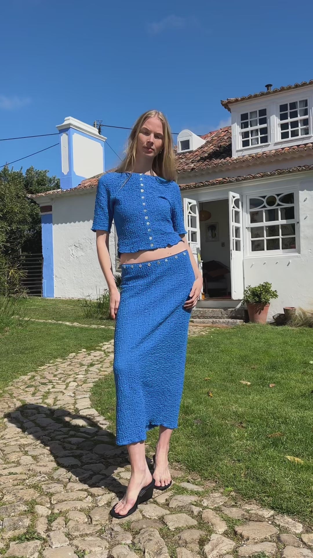 Sammy Skirt - Indigo