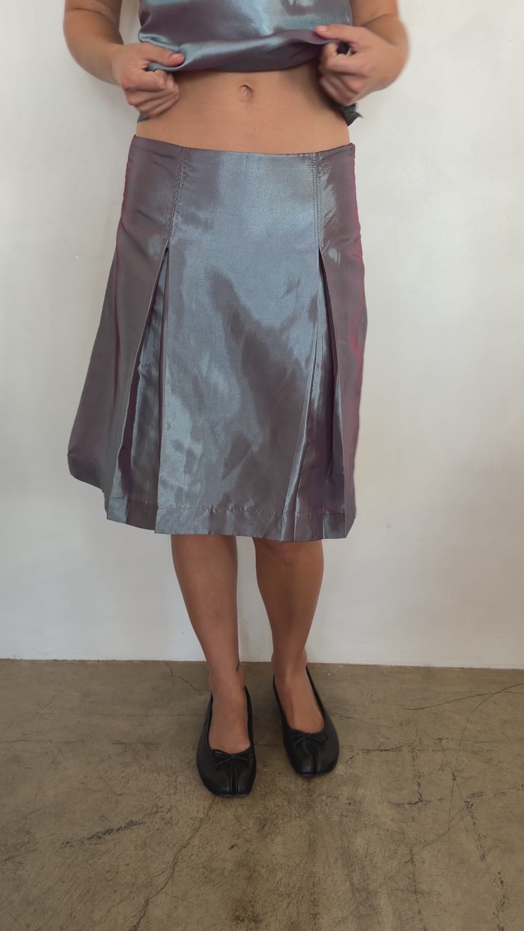 Celeste Skirt - Opal Blue