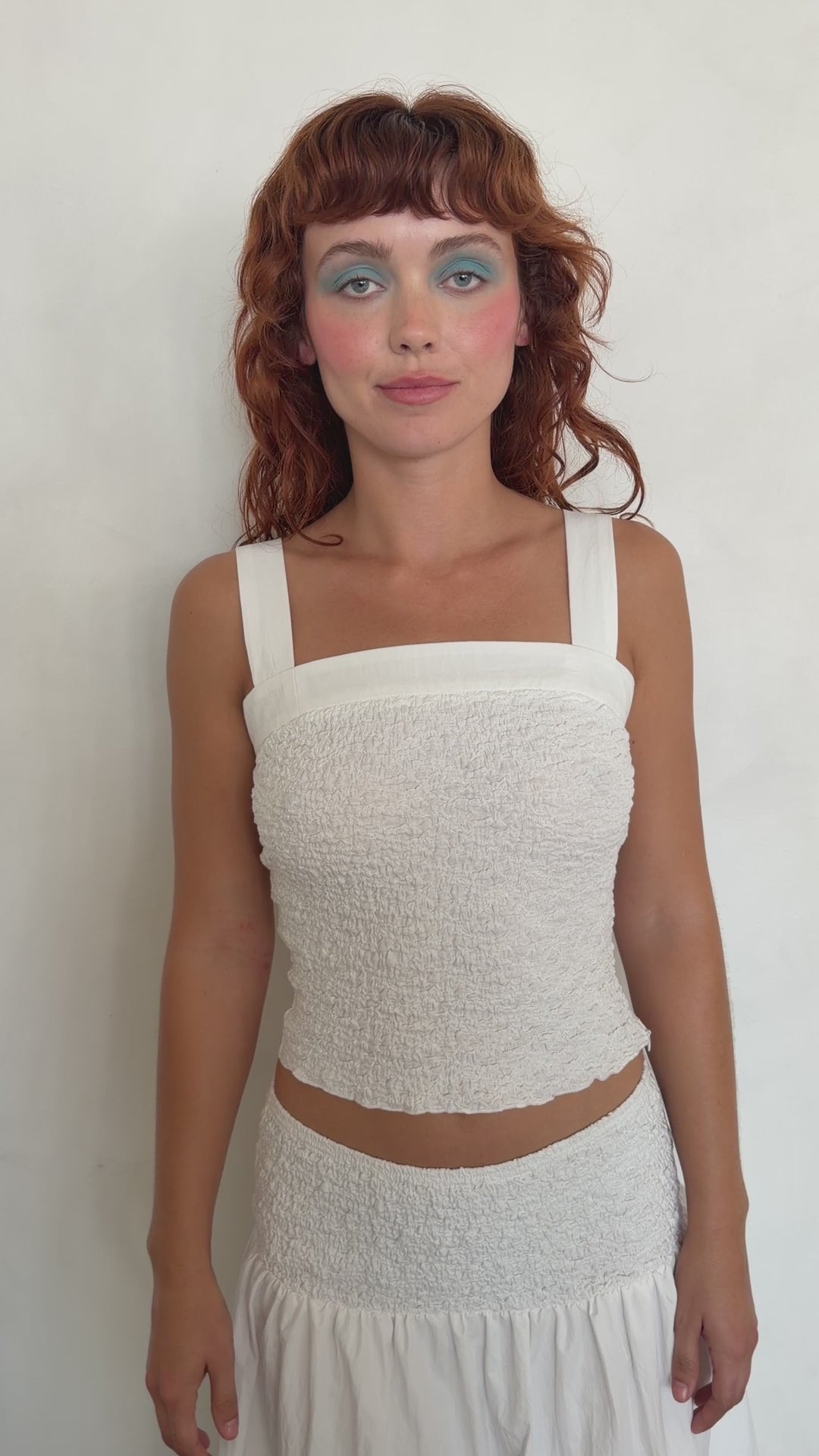 Freya Top - Chalk