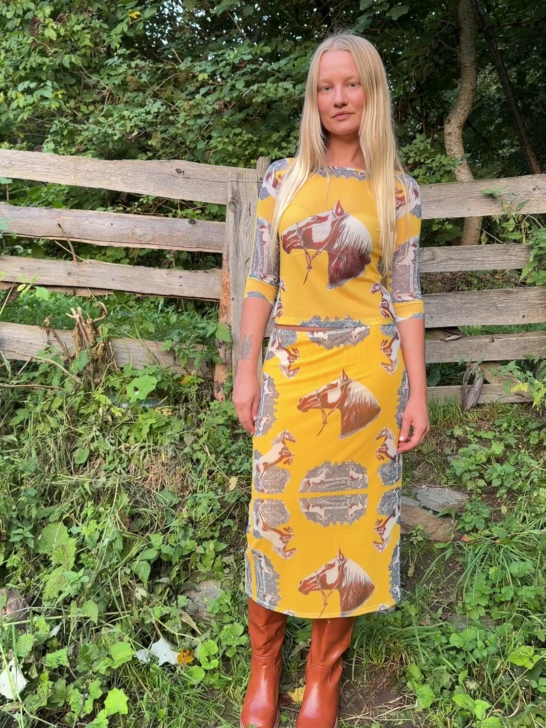 Sandy Midi Skirt - Heritage Horse