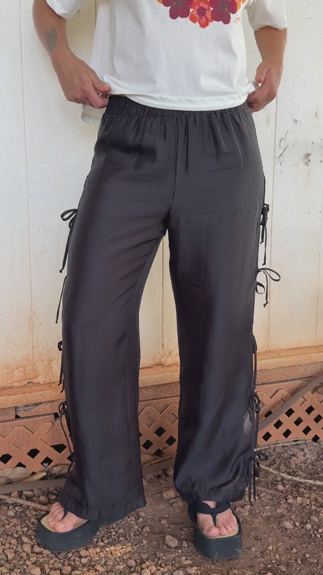パンツ NEAT HOUSE special order slacks 43 FUNYYZO Women High Waist Wide Leg Dress Pants Pleated Front