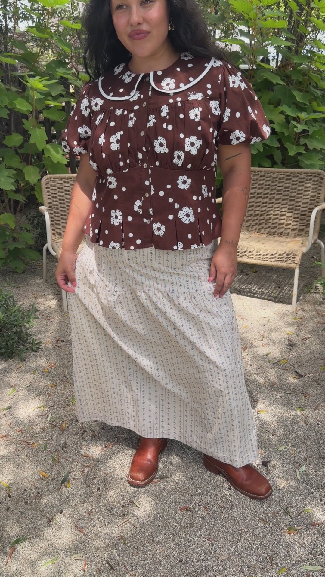 Penny Midi Skirt - Stable Toile