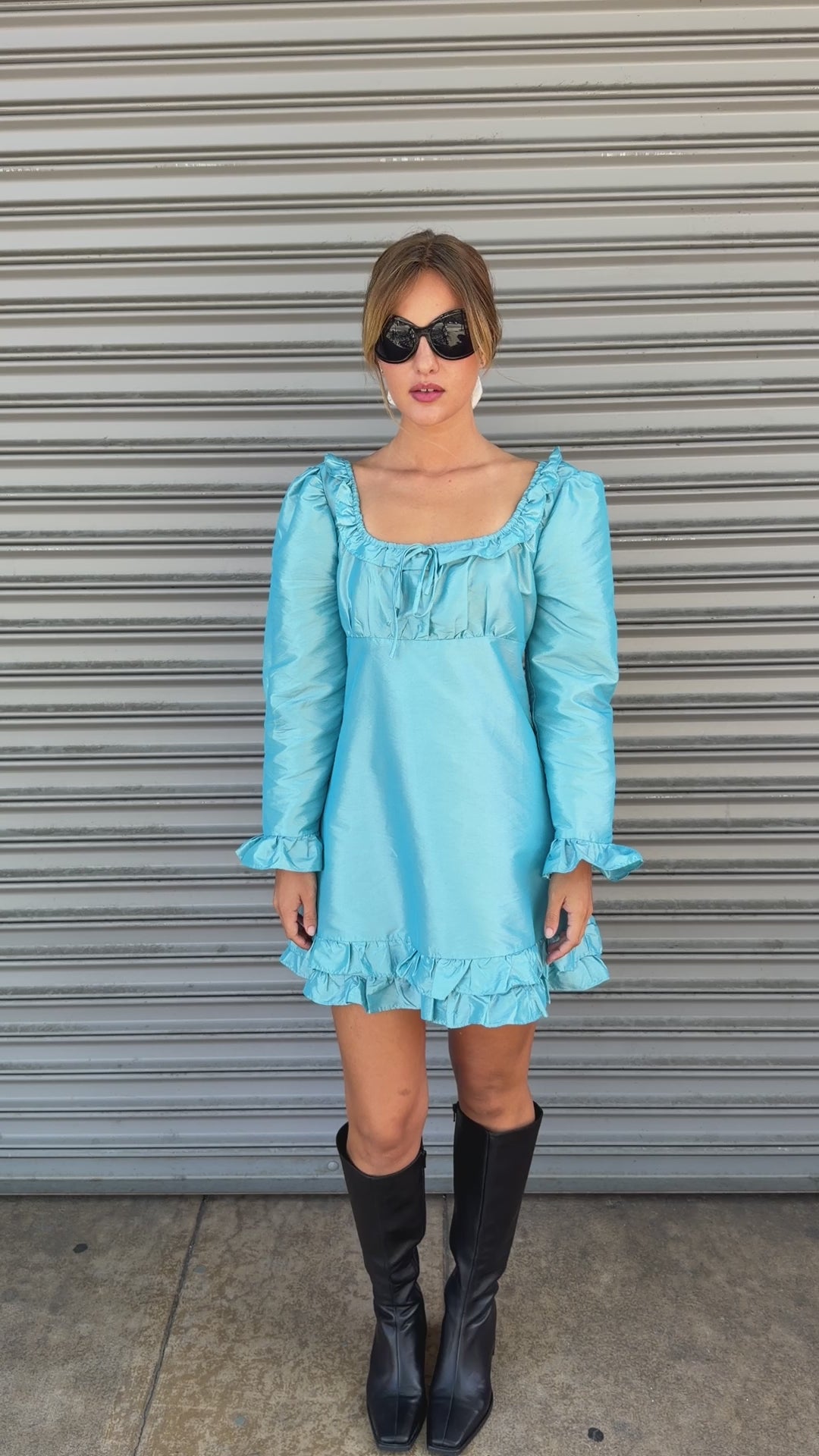 Philippa Dress - Venetian Blue