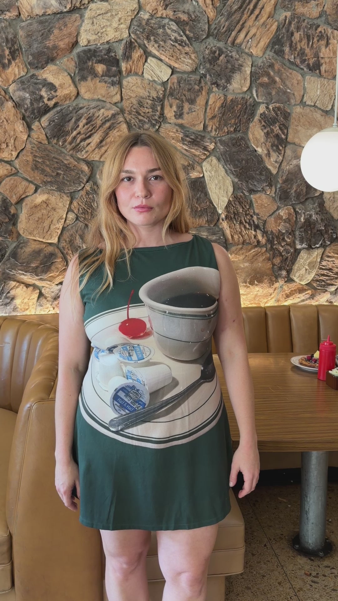 Dottie Dress - Coffee & Creamer