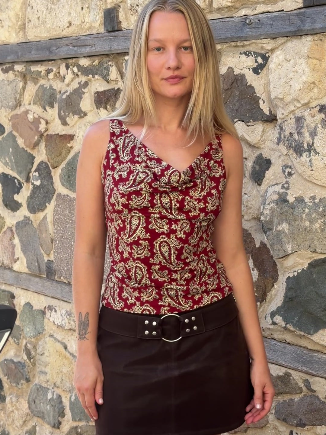 Jean Top - Prairie Paisley