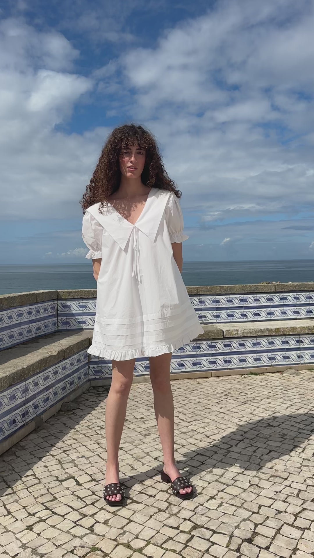 Jenny Short Sleeve Dress - Dove