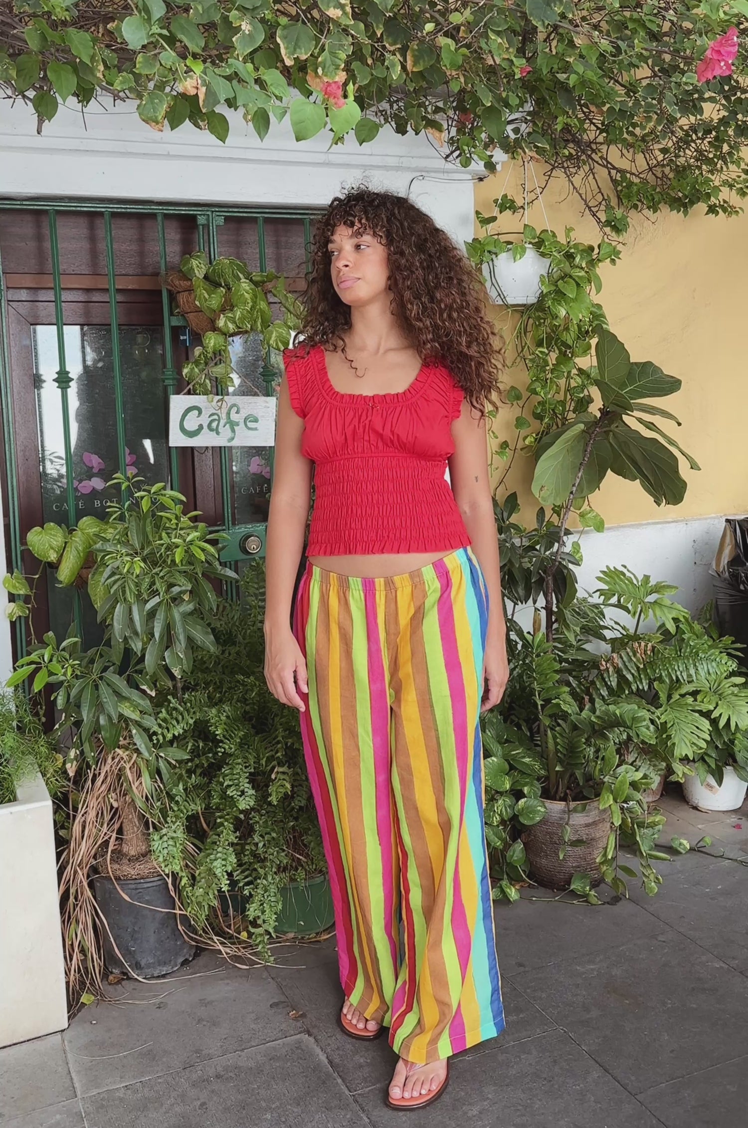 Ayra Pant - Sherbert Stripe