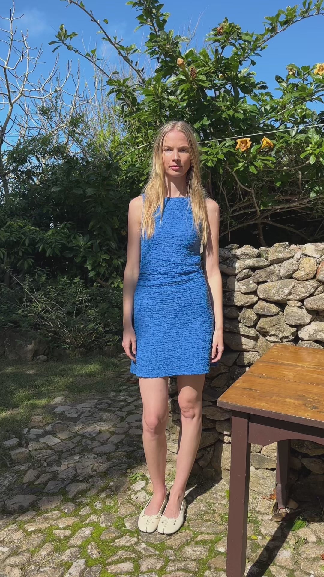Cindy Dress - Indigo