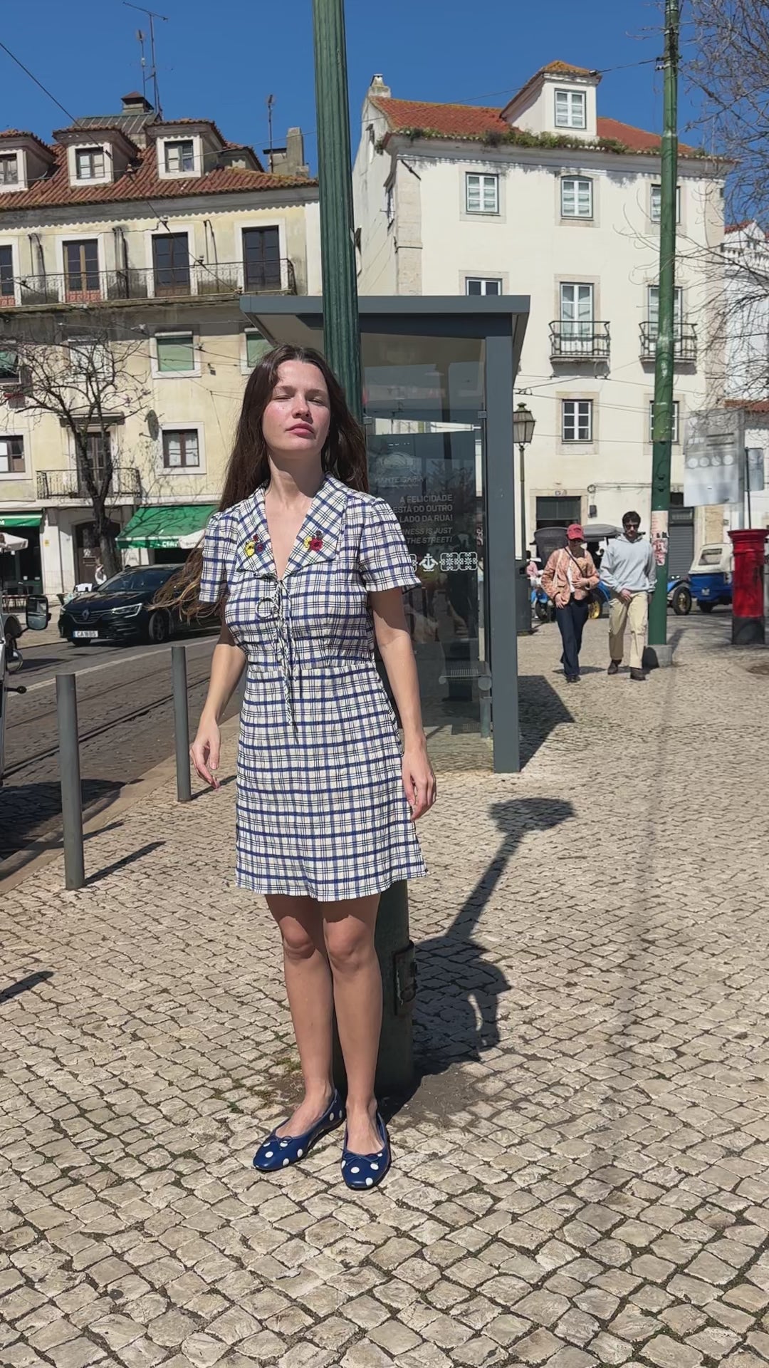 Alexa Shirtdress - Cornflower