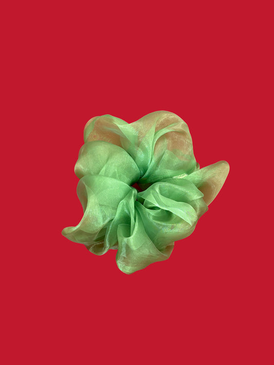Giant Cloud Scrunchie - Green Apple