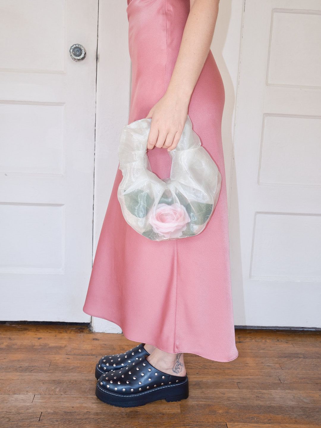 Rose Baby Bag - Sage