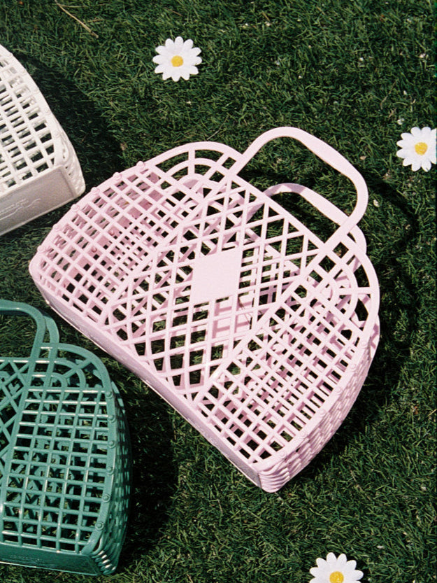 Jelly Retro Basket Small - Pink
