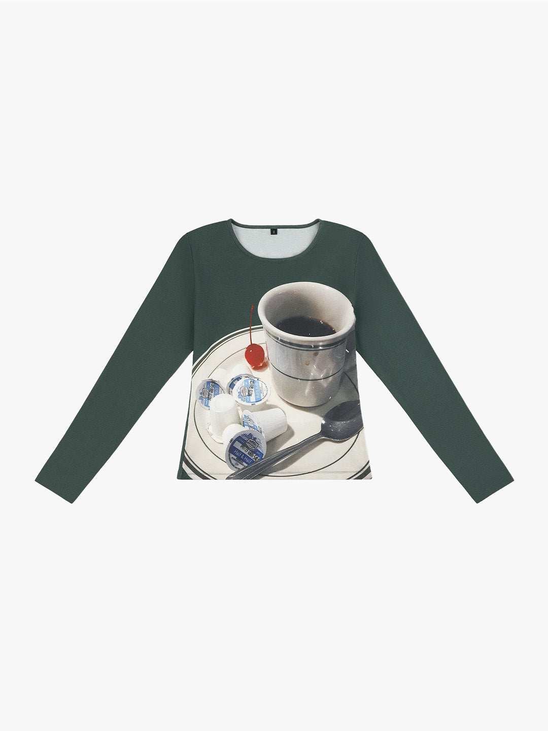 Collector Fitted Long Sleeve - Coffee & Creamer