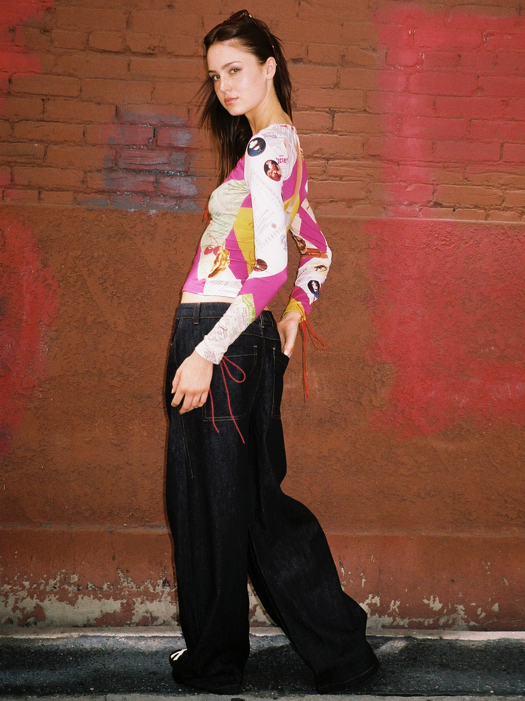 Menu Long Sleeve - Fuchsia