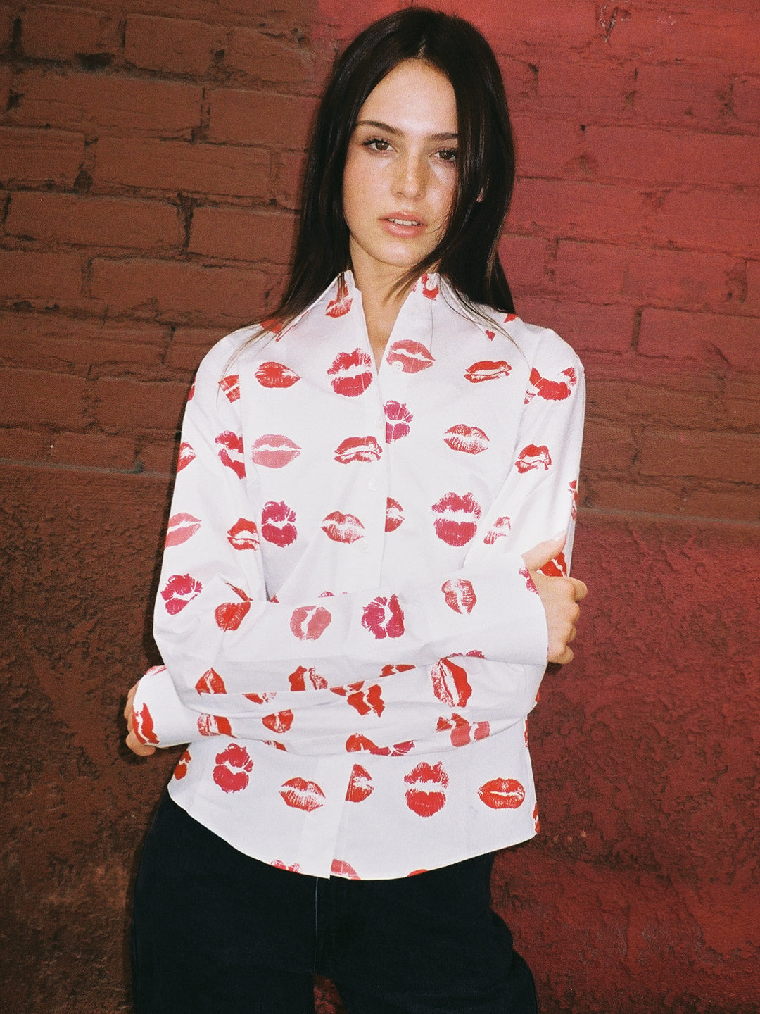 Lipstick Stains Button Down - Lipstick Stains