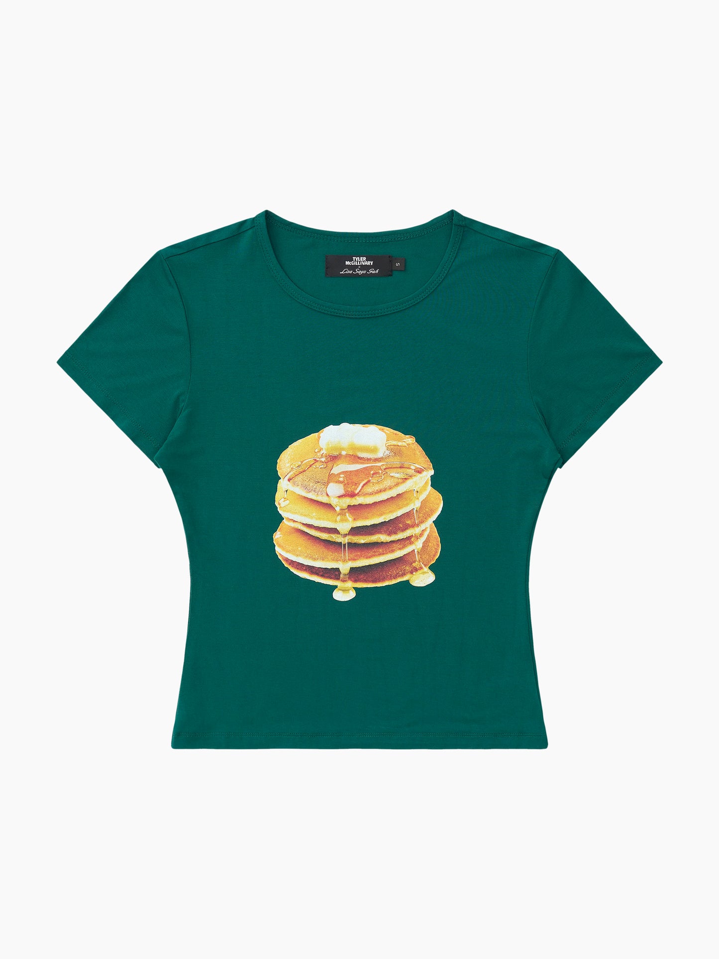 Midnight Breakfast Collector Fitted Tee - Deep Green