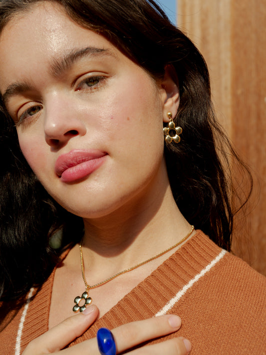Florette Earrings - Gold