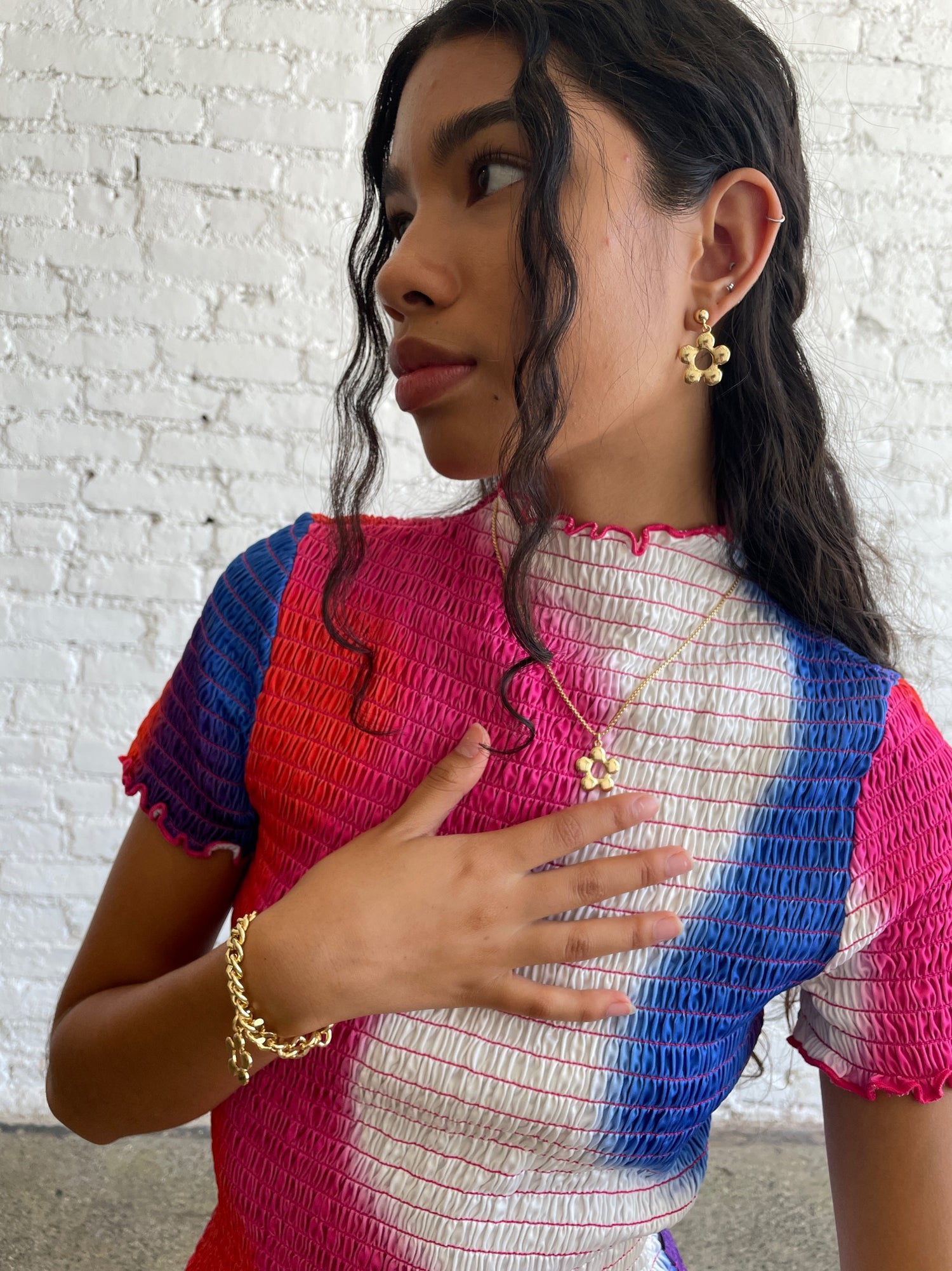 Florette Necklace - Gold