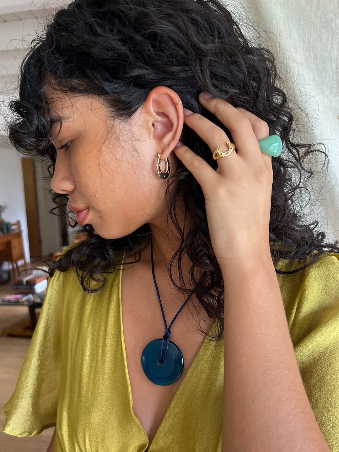 Horseshoe Earrings - Gold