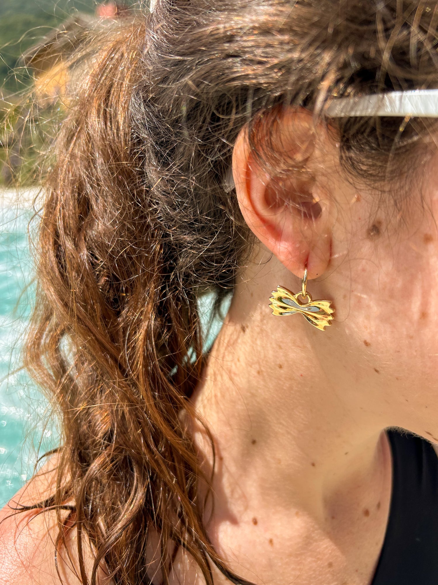 Farfalle Hoops - Gold