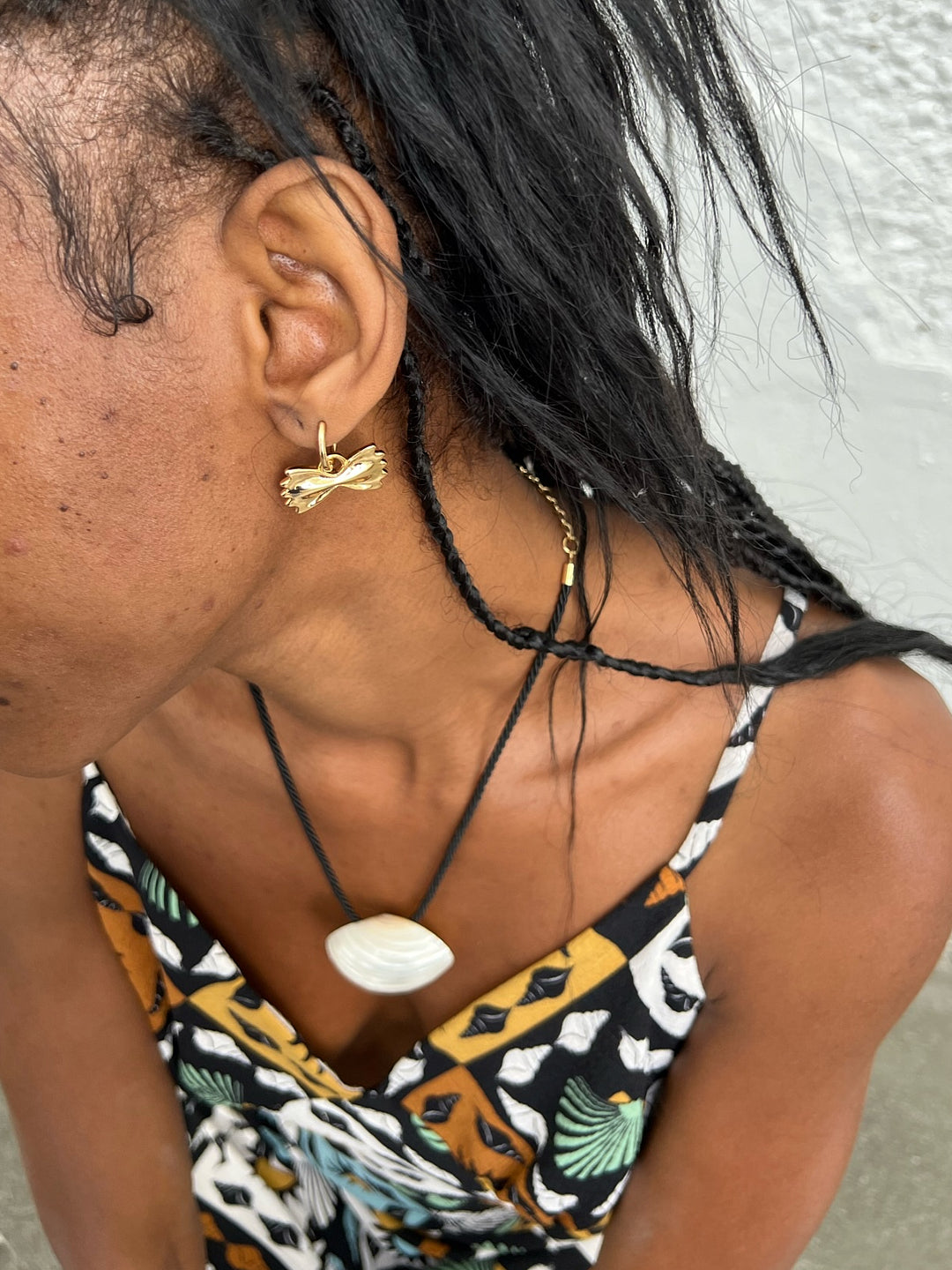 Farfalle Hoops - Gold