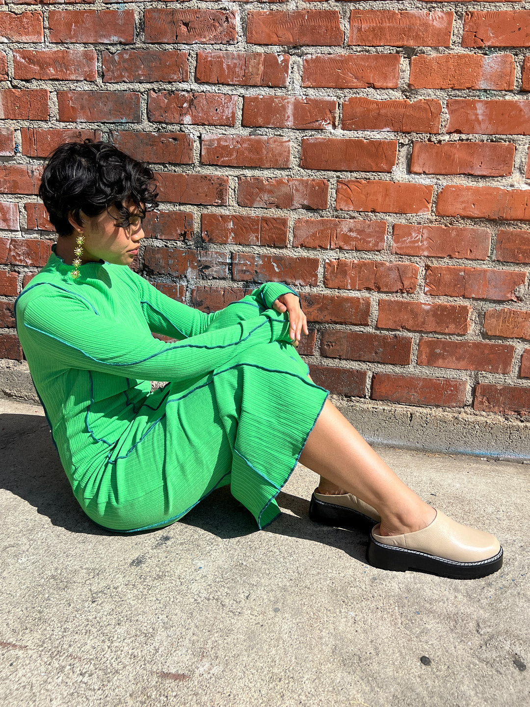 Lena Chunky Mule - Oat