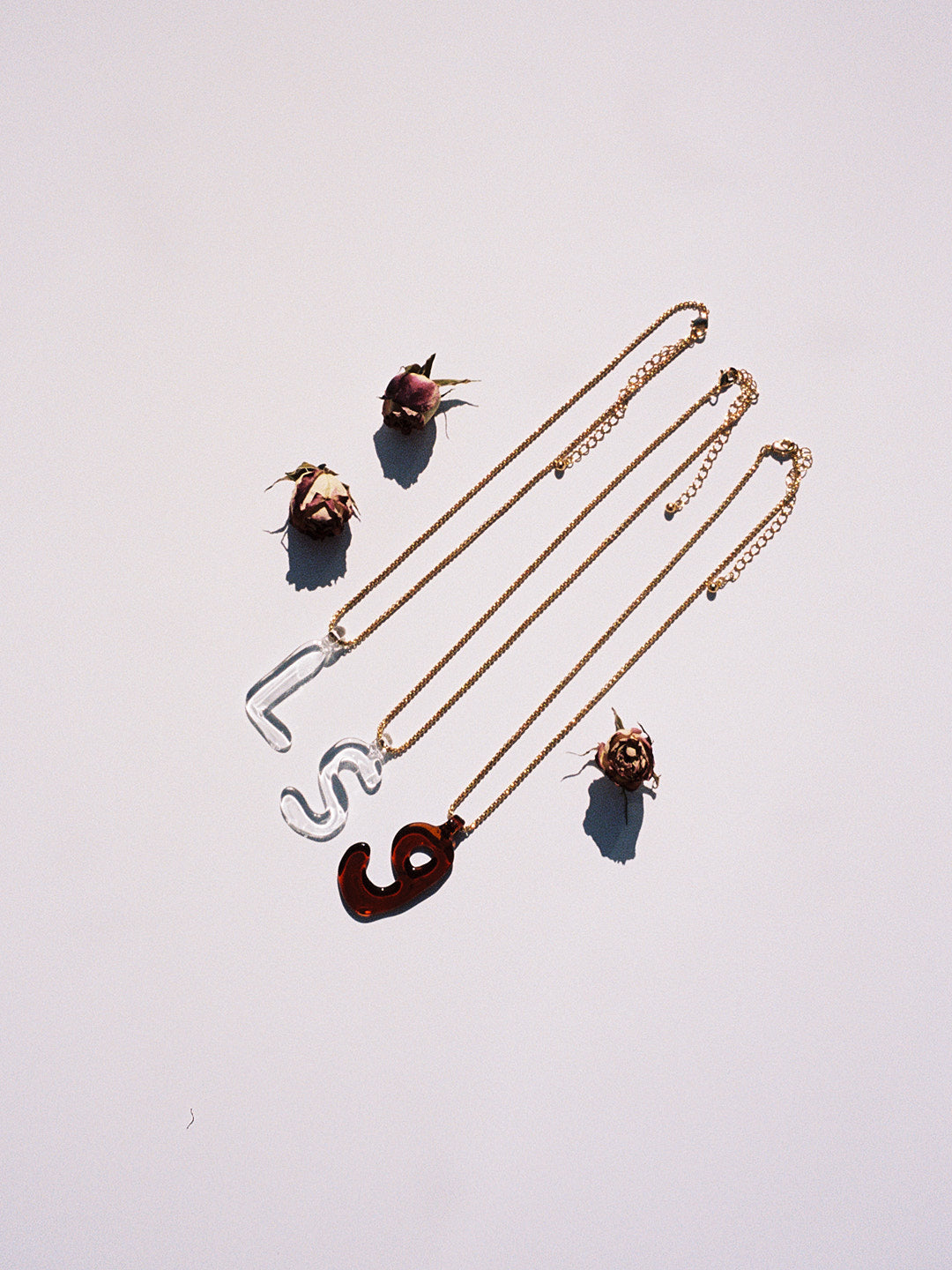 Little Monogram Necklace A-M - Clear